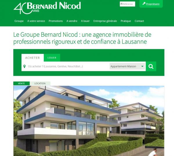 Régie Bernard Nicod Genève - Expertise Immobilière et Services